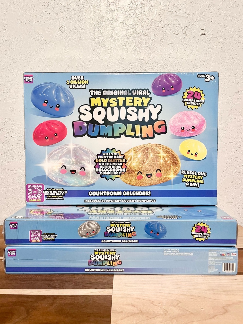 The Original Viral Mystery Squishy Dumpling Countdown Calendar